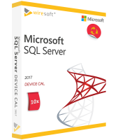 MICROSOFT SQL SERVER 2017 - 10 PACK DEVICE CAL MICROSOFT SQL SERVER 2017 - 10 PACK DEVICE CAL