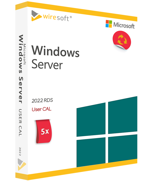 MICROSOFT REMOTE DESKTOP SERVICES 2022 - 5 PACK USER CAL